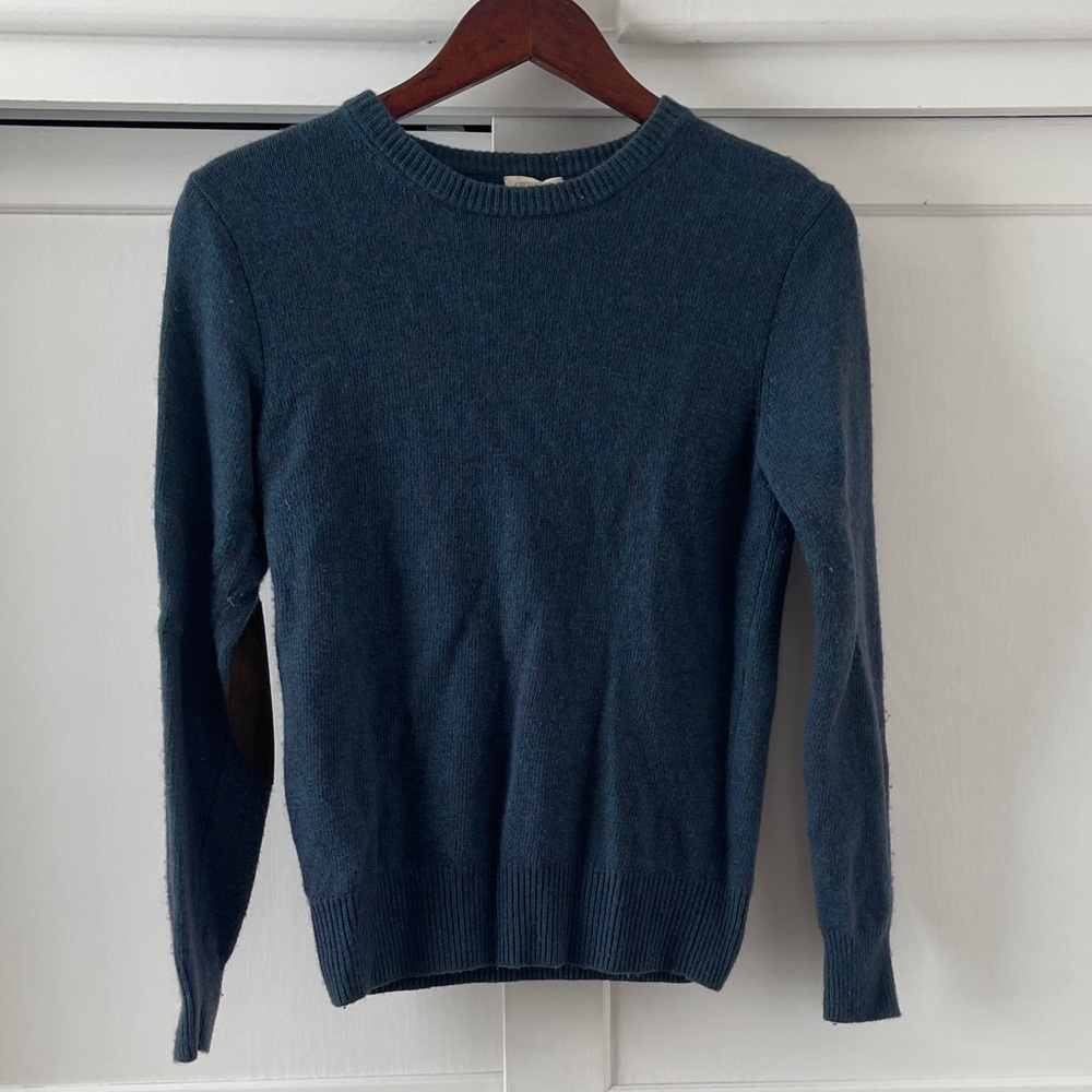 Crewcuts Wool Blend Sweater with elbow patches